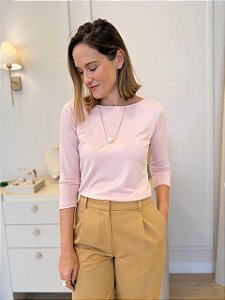 Blusa Viscomalha Canoa