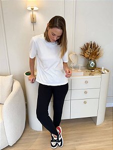 Calça Canelada Pezinho