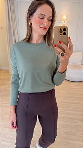 Blusa Trico Manga Longa
