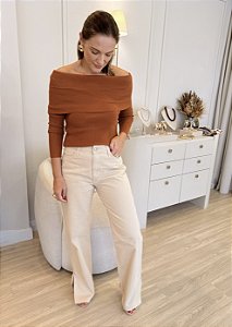 Trico Canelado Ombro a Ombro