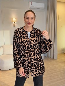 Cardigã Animal Print