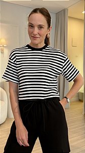 Blusa Trico Malha Listrada