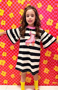 Vestido manga sino Patins