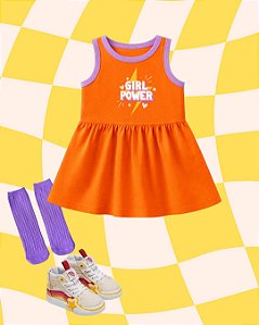 Vestido Regata laranja