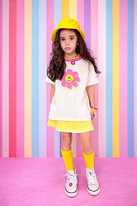 Camiseta Smile Flor