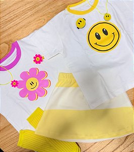 Saia listrada Amarela