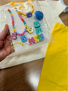 Kit Acessórios ursinhos carinhosos