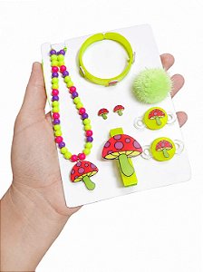 Kit Acessórios Cogumelo Lima