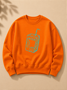 Kit moletom laranja Juice