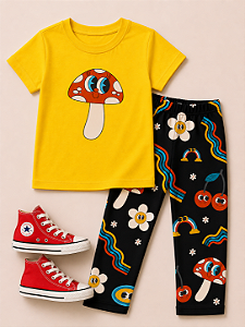 Camiseta Cogumelo