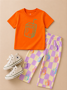 Camiseta laranja Juice