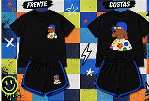 Kit Conjunto Preto unissex