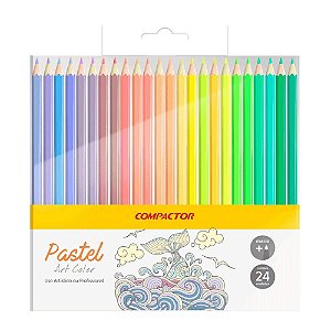 LAPIS DE COR COMPACTOR ART COLOR PASTEL C/24