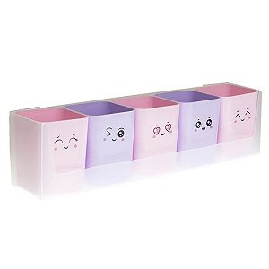 KIT DOCURA COM 5 PORTA OBJETOS