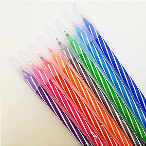CANETA ESFEROGRAFICA CIS SPIRO 0,7MM CORES SORT. SERTIC