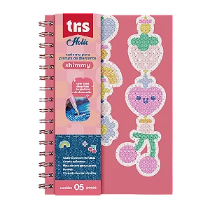 CADERNO PAUTADO DIAMANTE TRIS SHIMMY 70F