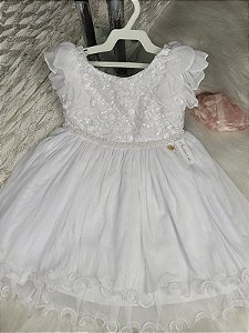 Vestido de  Batizados Infantil - Cod: 557 (2 e 3)