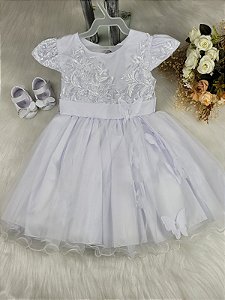 Vestido de Batismo Infantil -  Cod: 2244  (1 )