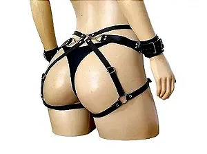 Arreio Do Pecado Harness Preto BDSM & FETICHES