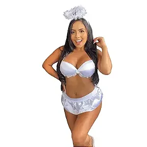 Fantasia Erótica Plus Size Anjinha
