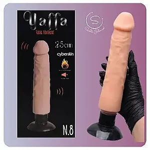 Pênis Vibrador Cyber Skyn Ventosa 25 X 3,8Cm Yaffa