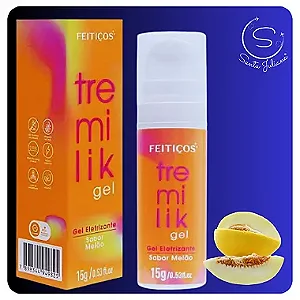 Vibrador Liquido Excitante Beijavél Melão Tremilik