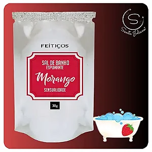 Sal de Banho Espumante Morango Sensualidade