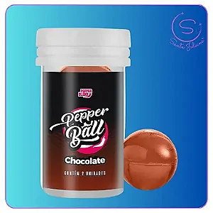 Bolinha (2 unidades) Comestível Chocolate