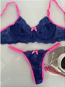 Conjunto Princesa Azul Com Pink