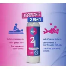 Kgel 2 Em 1 Gel Massagem e Lubrificante Íntimo 200Ml Kgel