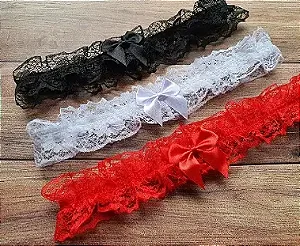 Perneira Sexy em renda Liga de Perna Persex