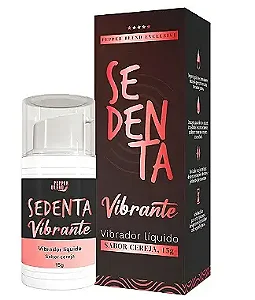 Garganta Profunda Cereja Gel Vibrador Líquido Beijável 15G