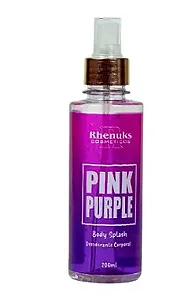 Body Splash Pink Purple Desodorante Corporal 200Ml Rhenuks