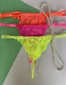 Calcinha Tailandesa  Verde neon