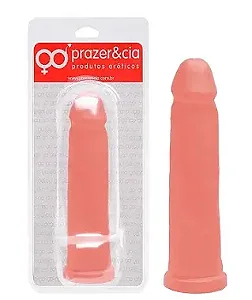 Pênis De Borracha Maciça 19,7 X 4,5 Cor Natural