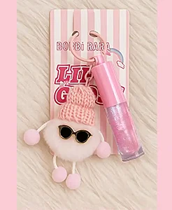 Bobbi Rara Lip Gloss Com Chaveiro| Make Fofa com Óculos BRB 194