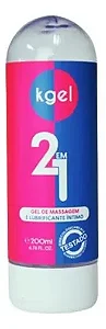 Kgel 2 Em 1 Gel Massagem E Lubrificante Íntimo 200Ml Kgel