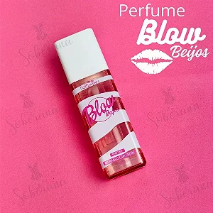 Perfume Blow Beijos Girl Morango com Creme Feminino Lançamento Hot Flowers