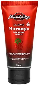 Lubrificante Beijável Lubme Morango Hot