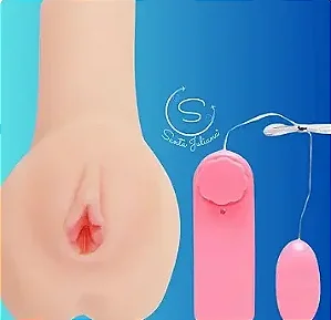 Masturbador Vibrador Vagina Realística Cyberskin