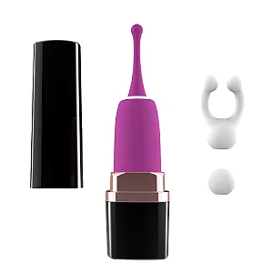 Vibrador Batom Multiplas Sensações