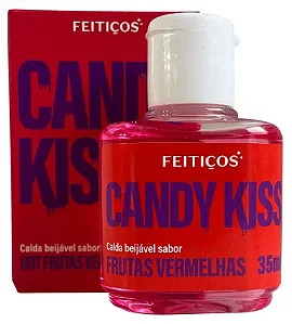 Calda Beijável Candy Kiss - Hot Frutas Vermelhas - 35ml