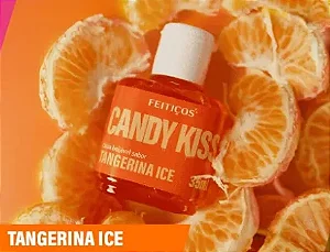 Calda Beijável Candy Kiss - Tangerina Ice- 35ml