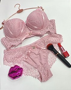 Conjunto de Lingerie Tomara que Caia com Bojo Amor amor