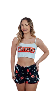 Pijama cropped Netflix