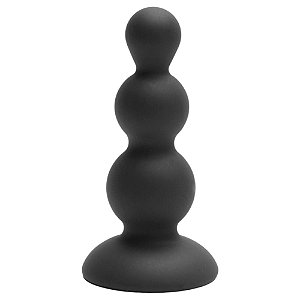 Plug Anal em Silicone com Ventosa