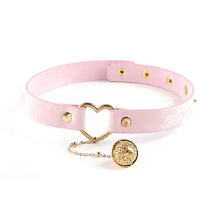 Coleira Bondage com Pingente de Bola