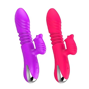 Vibrador de ponto G e Clitóris com Língua e vai e vem 2