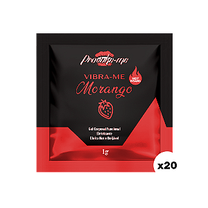 Sache Vibra-Me Morango Hot Isano Eletrizante da Provoke-Me 1g