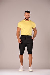 Bermuda Lisa Masculina Shorts Jogger Lançamento Top